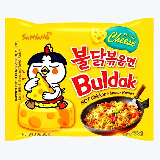Samyang Buldak Cheese Hot Chicken Flavor Ramen