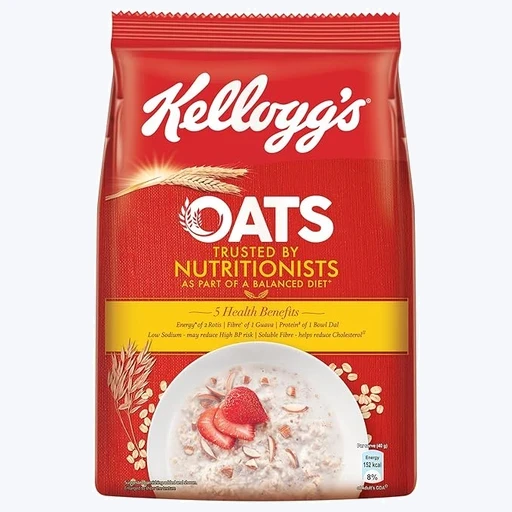 Kellogg's Rolled Oats High Protein Fibre Low Sodium 900g