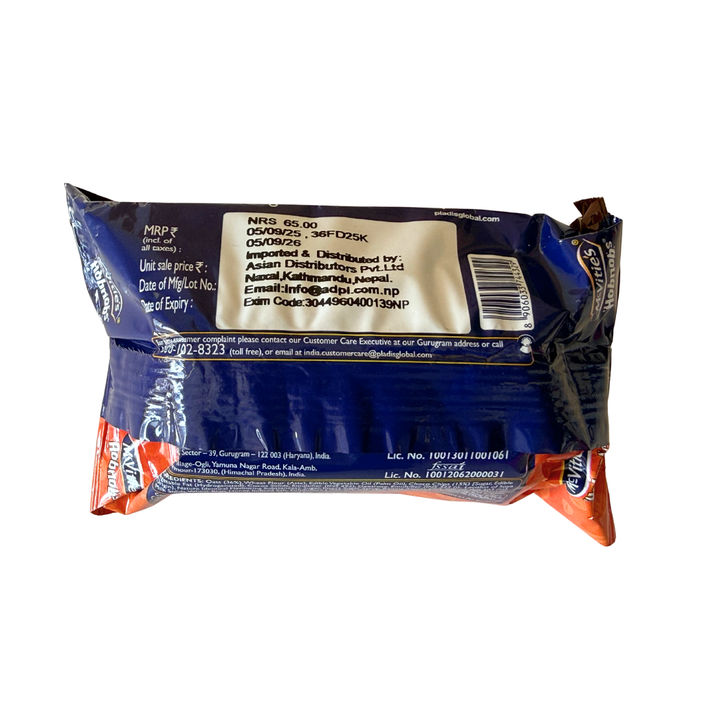 Mc Vities Hobnobs with Chocochips