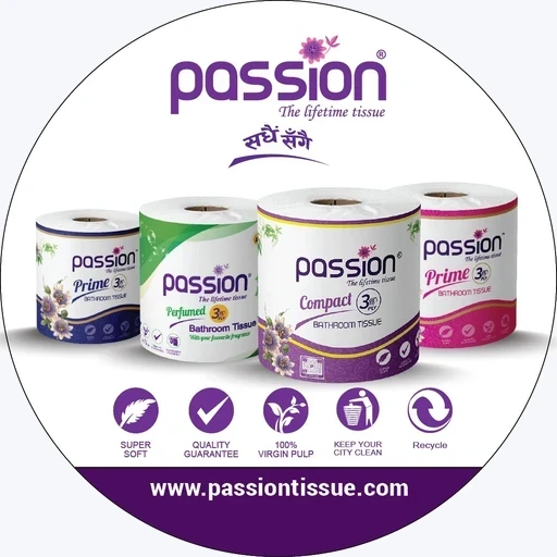 Passion Prime Bathroom Tissue 3 PLY*1 Roll 240 Sheet