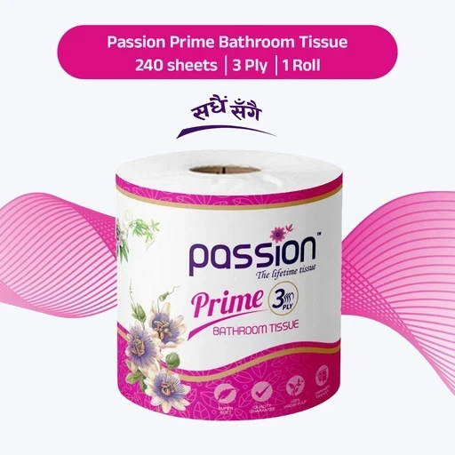 Passion Prime Bathroom Tissue 3 PLY*1 Roll 240 Sheet