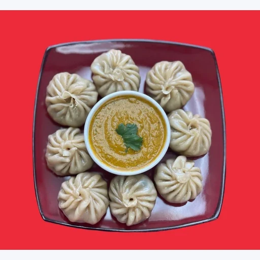 Chicken Momo Round 2 Plate - Valley Cold Store