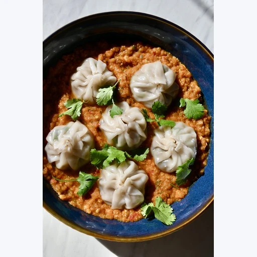 Chicken Momo Round 2 Plate - Valley Cold Store