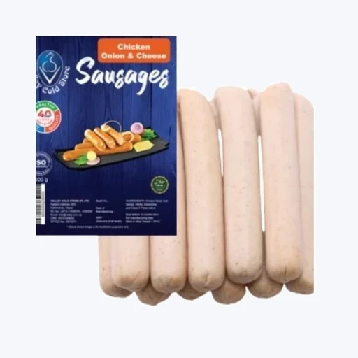 Onion & Cheese Chicken Sausage - Valley Cold Store