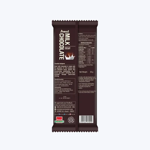 Amul Milk Chocolate Smooth and Creamy