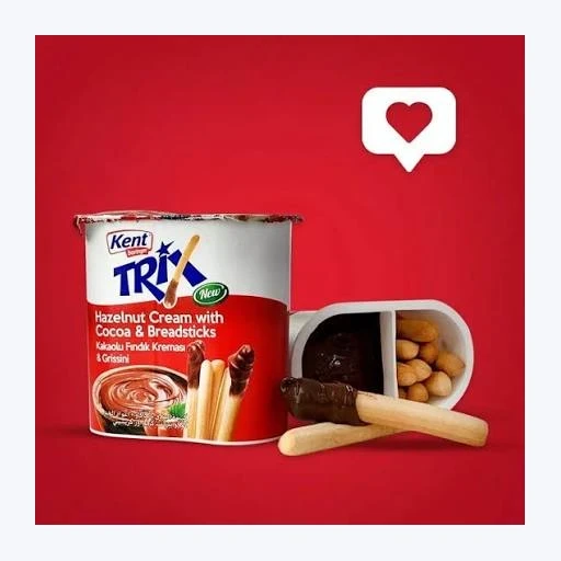 Kent Trix Hazelnut Cream Cocoa Breadsticks