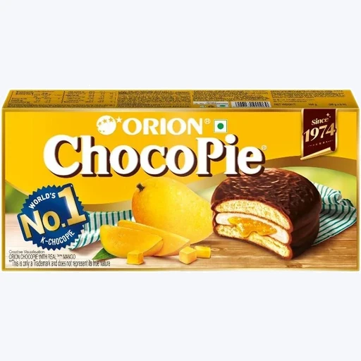 Orion ChocoPie Real Mango Flavour 6pcs Pack