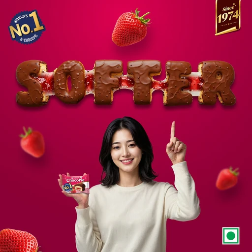 Orion ChocoPie Real Strawberry Flavour 6pcs Pack