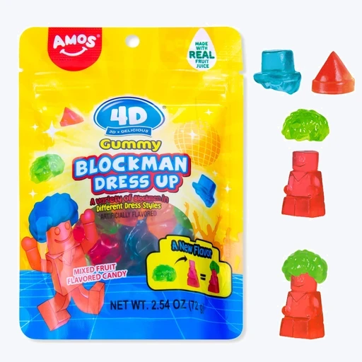 Amos 4D Gummy Blockman Dressup