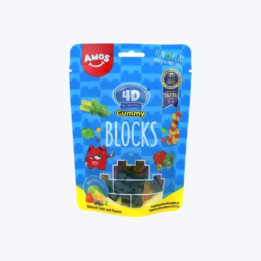 Amos 4D Gummy Blocks Mixed Fruit