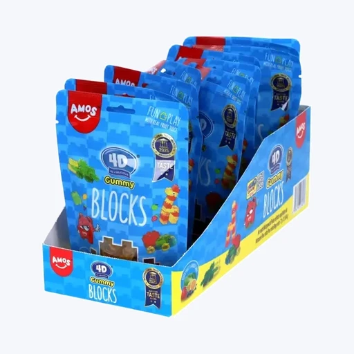 Amos 4D Gummy Blocks Mixed Fruit