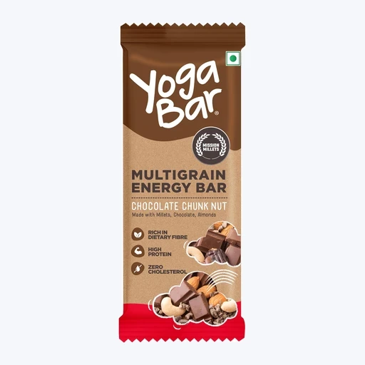 Yogabar Multigrain Energy Bar Chocolate Chunk Nut