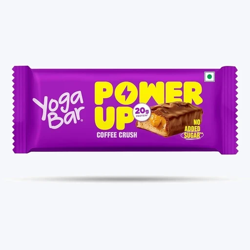 Yogabar Power Up 20g Protein Bar Coffee Crush