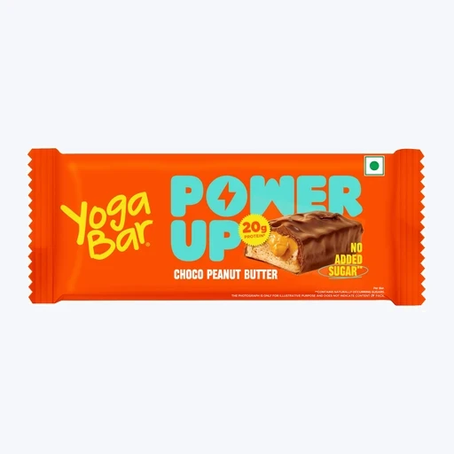 Yogabar Power Up 20g Protein Bar Choco Peanut Butter