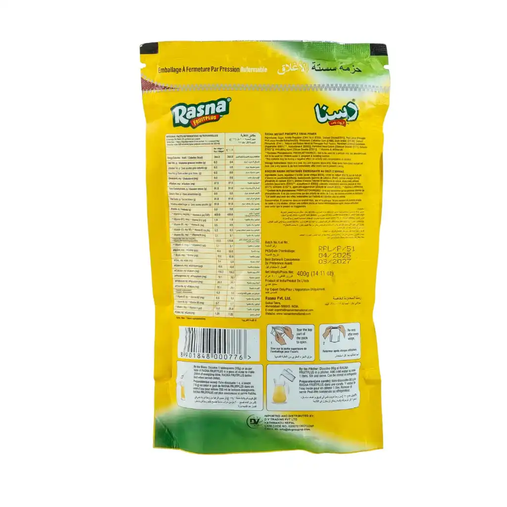 Rasna Fruit Plus Pineapple