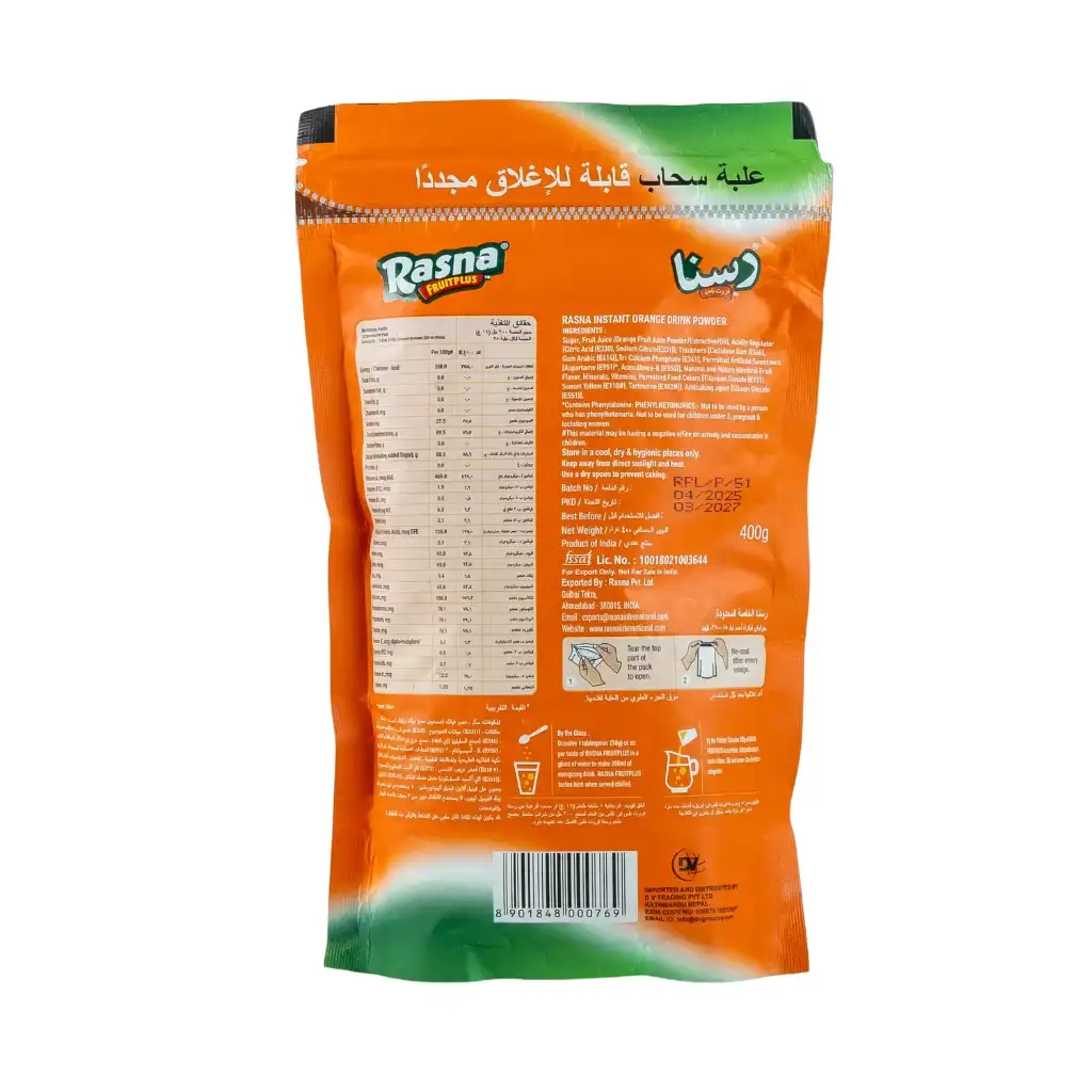 Rasna Fruit Plus Orange