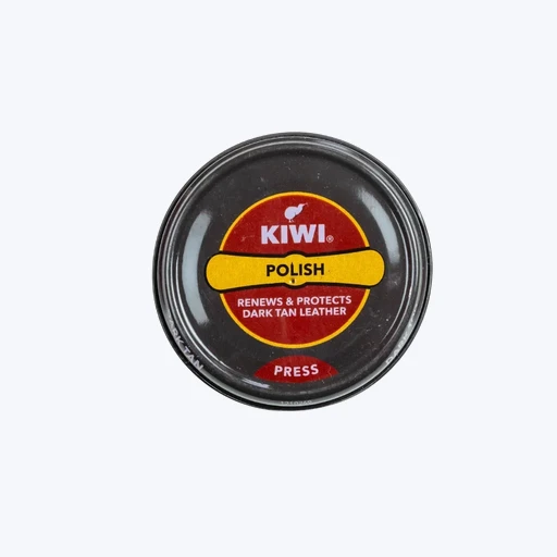 Kiwi Shoe Polish Dark Tan Leather