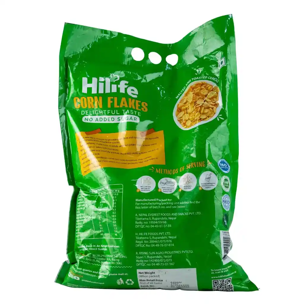 Hilife Cornflakes Sugerfree
