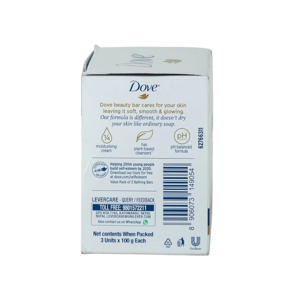 Dove Cream Beauty Bathing Bar(100Gm *3)