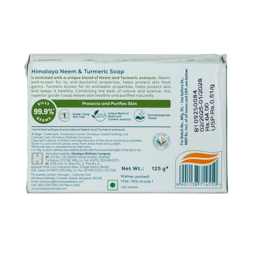 Himalaya Neem & Turmeric Soap