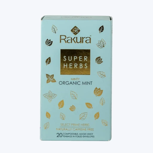 Rakura Super Herbs Organic Mint 20Tea Bags