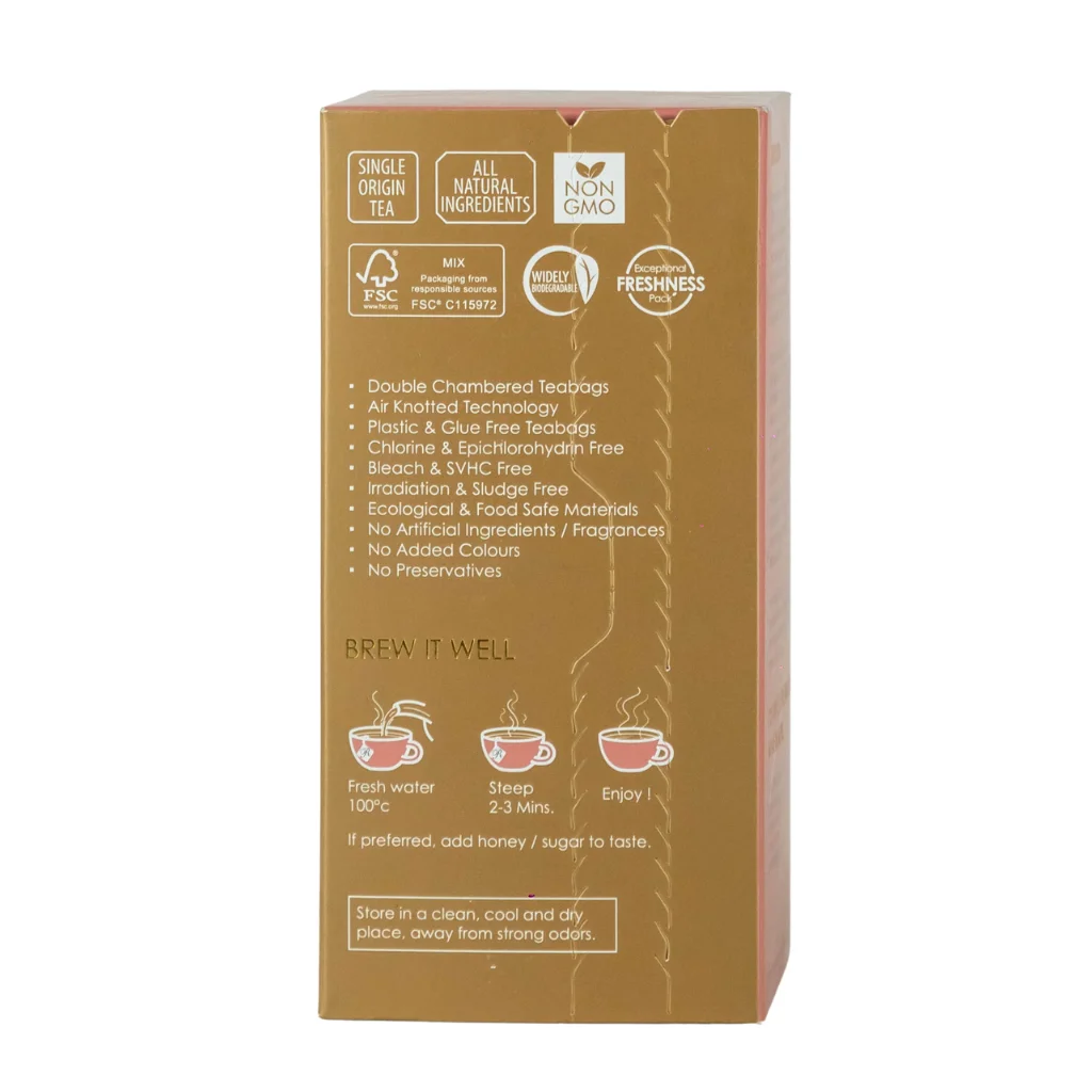 Rakura Peach Black Tea 25 Tea Bags