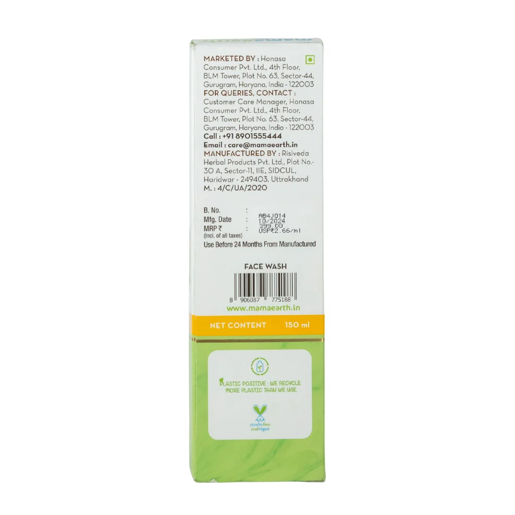 Mamaearth Ubtan Foaming Face Wash