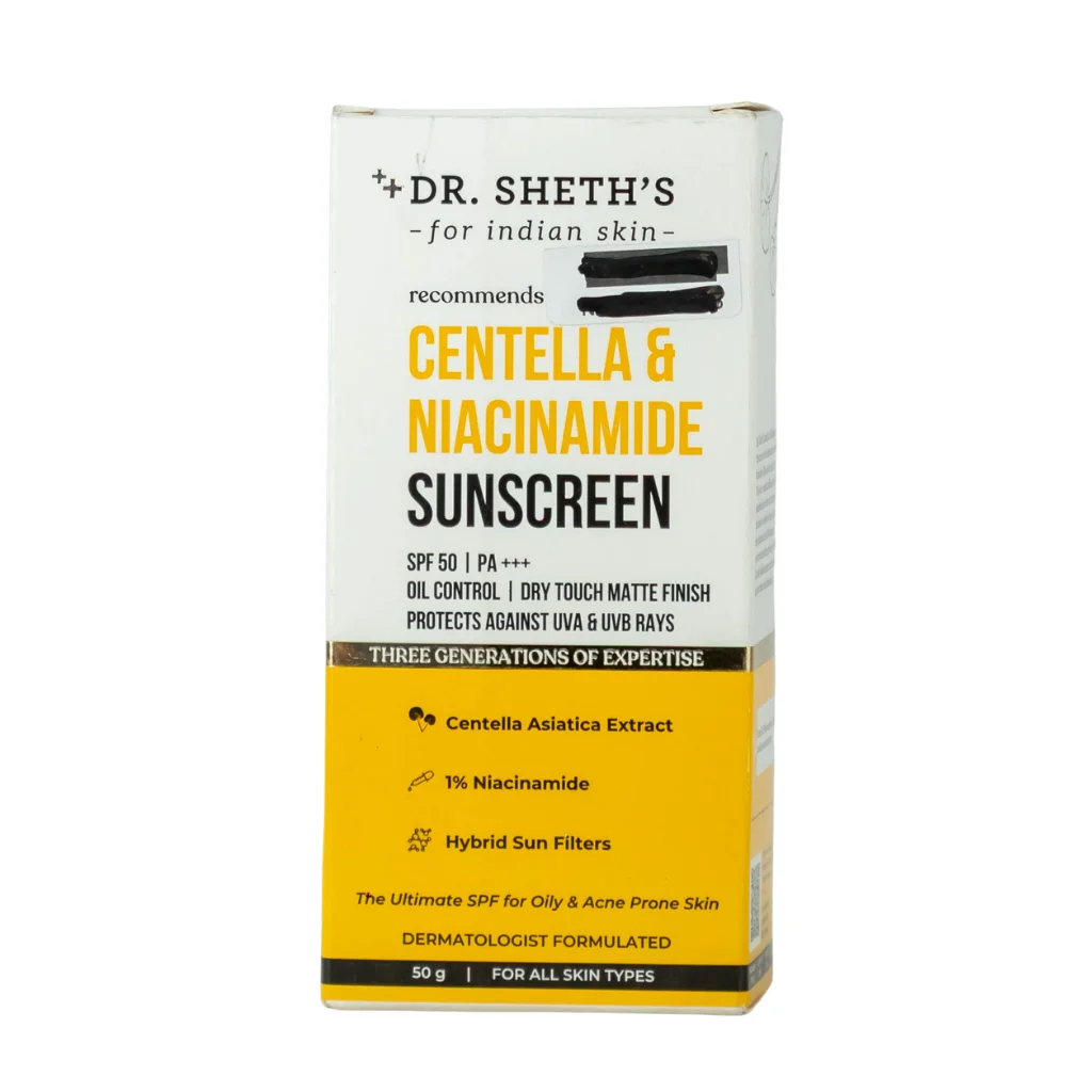 Dr Sheths Centella & Niacinamide Sunscreen Spf50