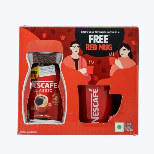 Nescafe Classic Coffee 180Gm Jar Red Cup Free