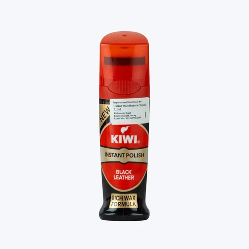 Kiwi Instant Polish Black Leather