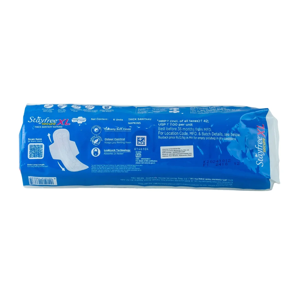 Stayfree Dry-Max All Nights Ultra Dry 14U