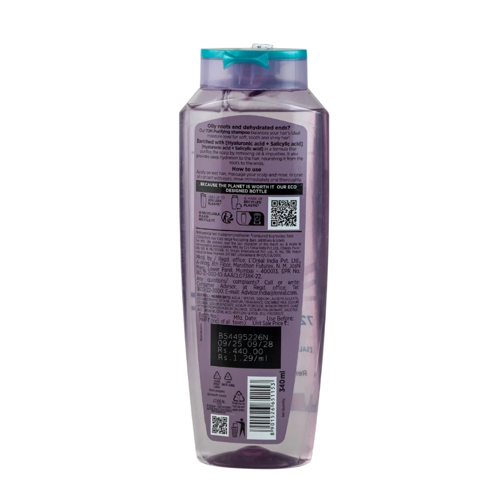 Loreal Hyaluron Pure Purifying Shampoo