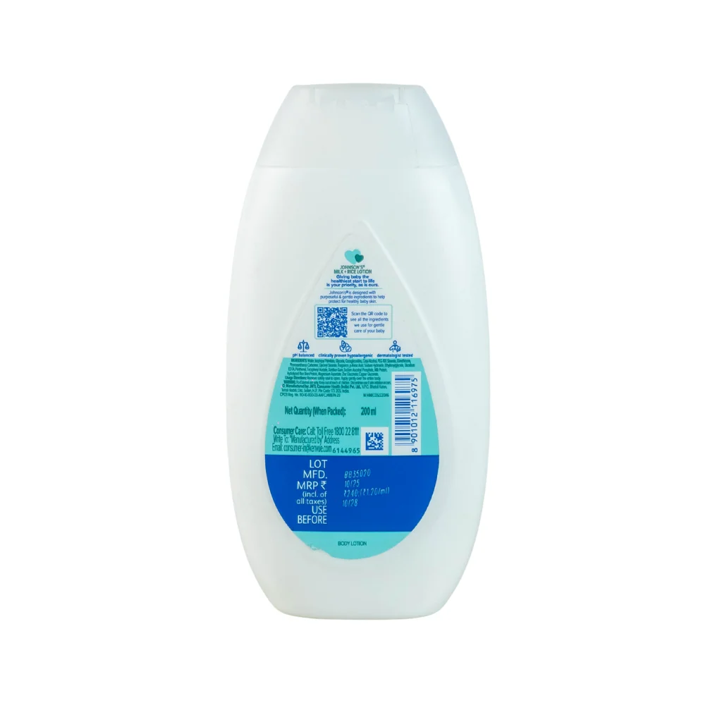 Johnsons Milk+Rice+Lotion