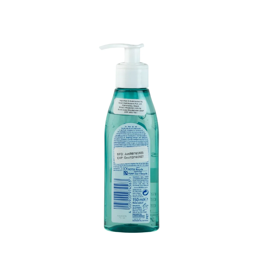 Nivea Derma Skin Clear Wash Gel