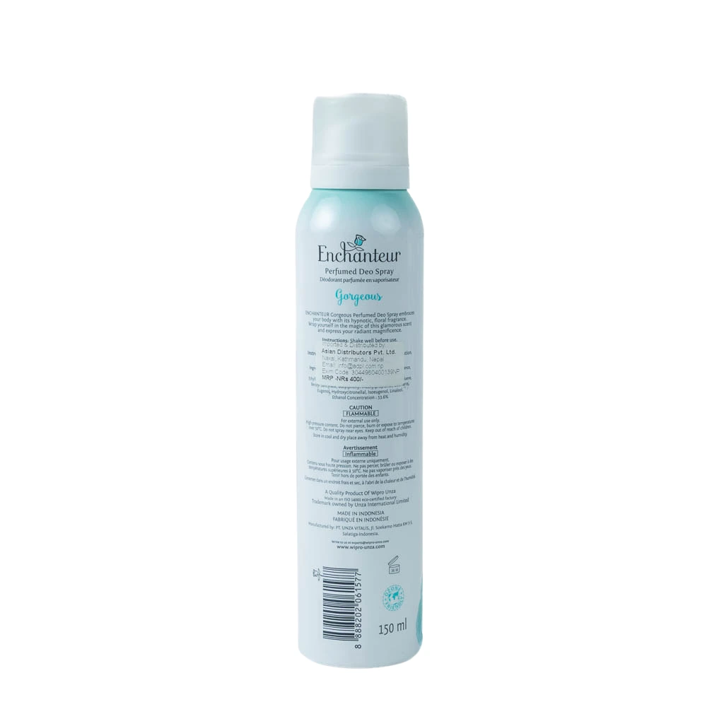 Enchanteur Perfumed Deo Spray Goreous