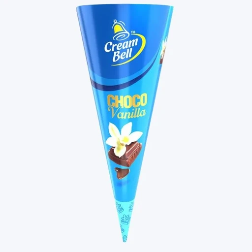 Cream Bell Vanilla Choco Cone