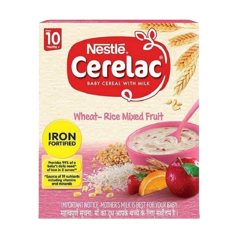 Nestle Cerelac Wheat Rice Mixed Fruit 10-24 Month