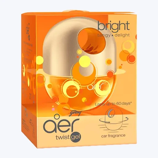 Godrej Aer Twist Gel Bright Tangy Delight Car Fragrance